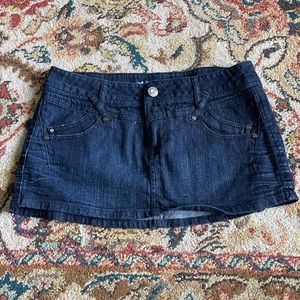 Jeans mini skirt